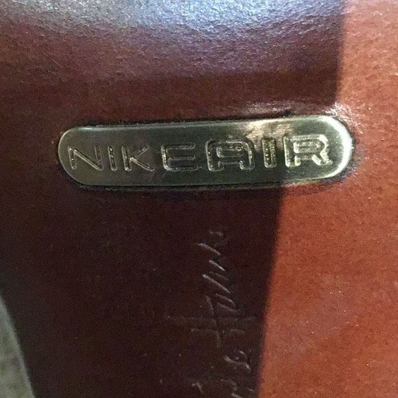 Cole Haan, NIKEAIR, New Taupe “Snake” Peep Toe Slingback Heels 9M - Picture 6 of 8